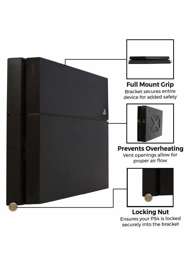 HumanCentric HumanCentric PS4 Mount (Black) | Mount on The Wall or on The Back of The TV | Patent Pending - Image 4